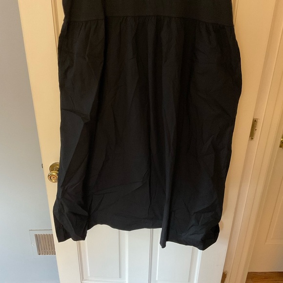 J.Crew Ribbed-knit mixy dress Black Midi Pockets Plus Size 3X NWT Capsule Basic - Picture 8 of 12